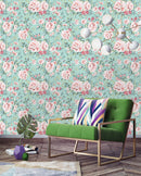 Vintage Nursery Floral Wallpaper
