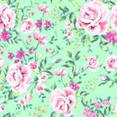 Vintage Nursery Floral Wallpaper
