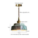 DecorBites™ Ceramic LED Hanging Lamp for Home Decor and Lighting