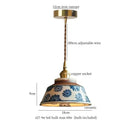 DecorBites™ Ceramic LED Hanging Lamp for Home Decor and Lighting