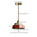 DecorBites™ Ceramic LED Hanging Lamp for Home Decor and Lighting