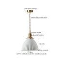 DecorBites™ Ceramic LED Hanging Lamp for Home Decor and Lighting