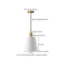 DecorBites™ Ceramic LED Hanging Lamp for Home Decor and Lighting