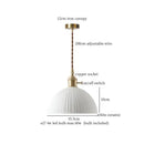 DecorBites™ Ceramic LED Hanging Lamp for Home Decor and Lighting