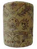 Vintage Persian Pouf, Footstool, Chair or Footrest made from fine woolen hand knotted Area Rug | TRD132