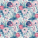 Vintage Poppy Flowers Wallpaper Mural