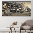 Vintage Race Team Canvas