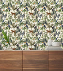 Vintage Safari Animals Wallpaper