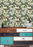 Vintage Safari Animals Wallpaper