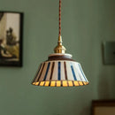 DecorBites™ Coloured Glaze Pendant Light LED Hanging Lamp for Home Dining Living Room