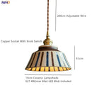 DecorBites™ Coloured Glaze Pendant Light LED Hanging Lamp for Home Dining Living Room