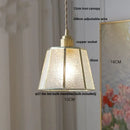 Vintage teal blue glass led pendant light kitchen hanging lamp