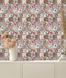 Vintage Tiles Pattern Wallpaper