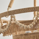 Vintage Twine Bohemian Farmhouse Style 3-Light Chandelier Lighting