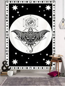 Vintage wheel of fortune tarot witchcraft tapestry bedroom wall decor