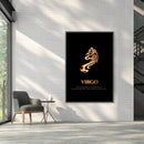 Virgo - Gold Canvas