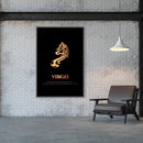 Virgo - Gold Canvas