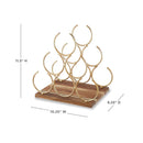Pyramid 6-Bottle Wine Rack