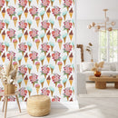 Ice Cream and Flowers Wallpaper