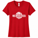 Nebraska Volleyball Women's T-Shirt | Red | Multiple Sizes | Lou's Sporting Goods | 25N7DM104L