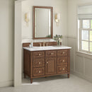 James Martin Lorelai 48" Single Bathroom Vanity, Mid-Century Walnut