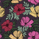 Contemporary Brightly Flowers Wallpaper Smart Quality