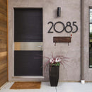 Antique Copper American Flag Metal Wall Mounted Mailbox with Hangers