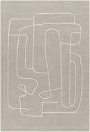 Vatsa Gray Abstract Area Rug