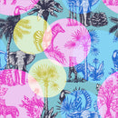 Brightly Colors of Animals Pattern Wallpaper