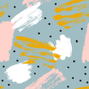Dots and Multicolored Pattern Wallpaper