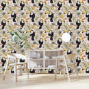 Toucans and Pineapples Wallpaper