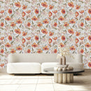 Fashionable Poppies Wallpaper