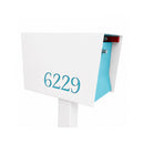 UptownBox-2.0 in ARCTIC WHITE - Modern Mailbox