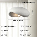 Wabi sabi cream style led chandelier – living room pendant light