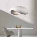 Wabi sabi cream style led pendant light dining room cloud shape