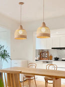 Wabi sabi decorbites bamboo pendant lamps for dining room island