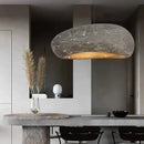 Wabi sabi gray decorbites handmade polystyrene indoor pendant dining room