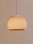 Wabi-sabi ribbed fabric light luxury chandelier – bedroom pendant light