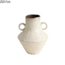 Wabi-sabi rustic brown decorbites ceramic vase living room decor