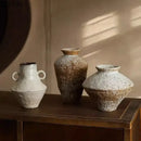 Wabi-sabi rustic brown decorbites ceramic vase living room decor