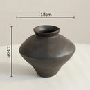Wabi-sabi rustic brown decorbites ceramic vase living room decor