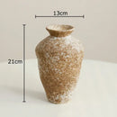 Wabi-sabi rustic brown decorbites ceramic vase living room decor