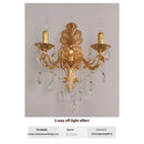 Wall Chandelier with Vintage Design for Elegant and Cozy Ambiance