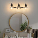 Wall Lights Bedroom Vanity with Glass Shades and E26 Socket
