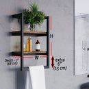 Towel Rack With Towel Bar