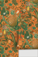 Juicy Fruit Wallpaper, orange and green