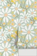 Spring Daze Wallpaper, mint