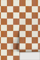 Checkers Wallpaper, rust