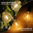 Warm g40 led shatterproof globe string lights patio decor