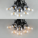 Warm g40 led shatterproof globe string lights patio decor